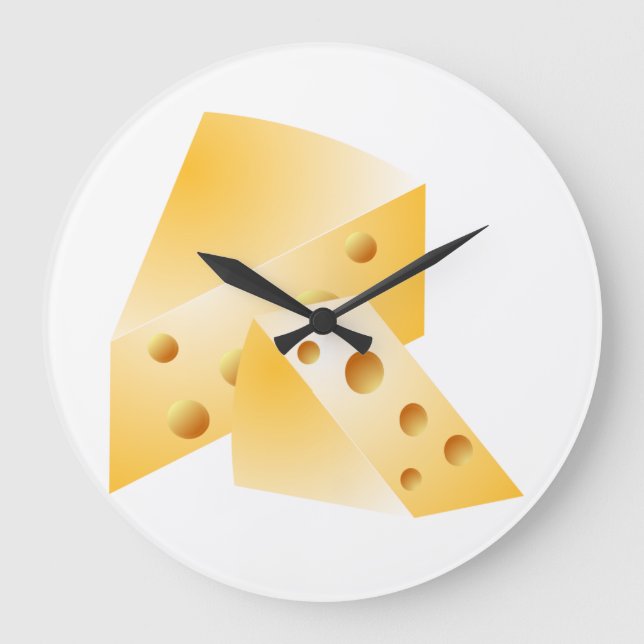 Horloge murale de fromage (Recto)