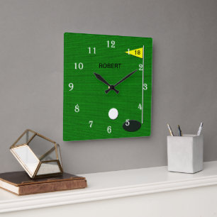 Horloge murale de golf