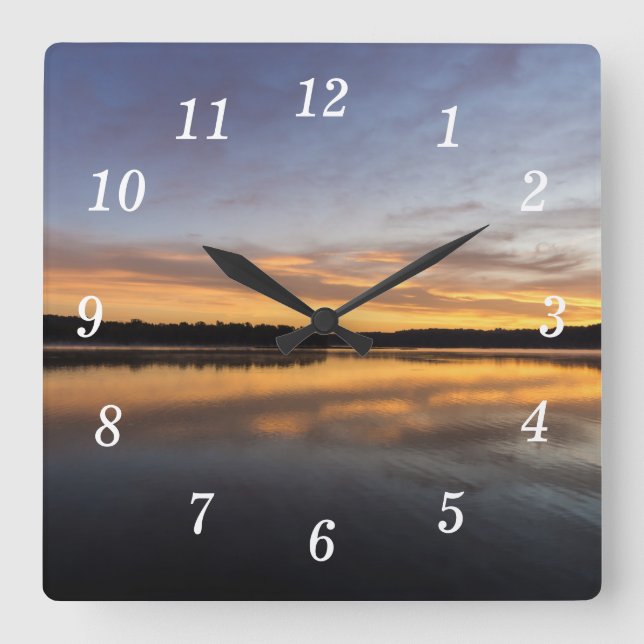 Horloge murale de Good Morning Lake Springfield (Recto)