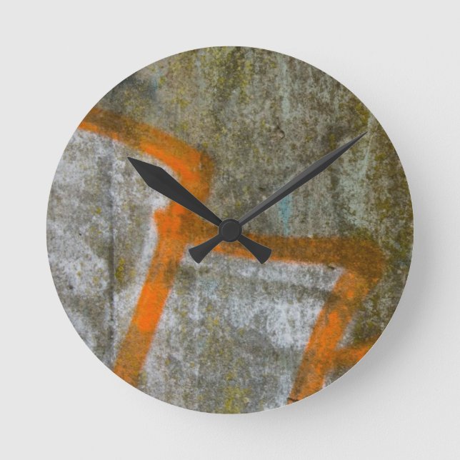 horloge murale de graffiti Abstrait (Recto)