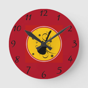 Horloge murale de guitare