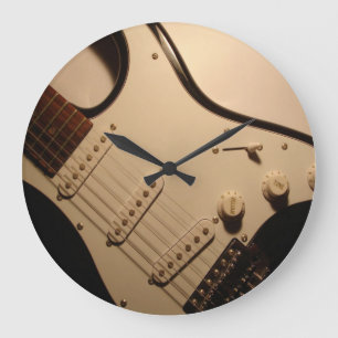 Horloge murale de guitare électrique
