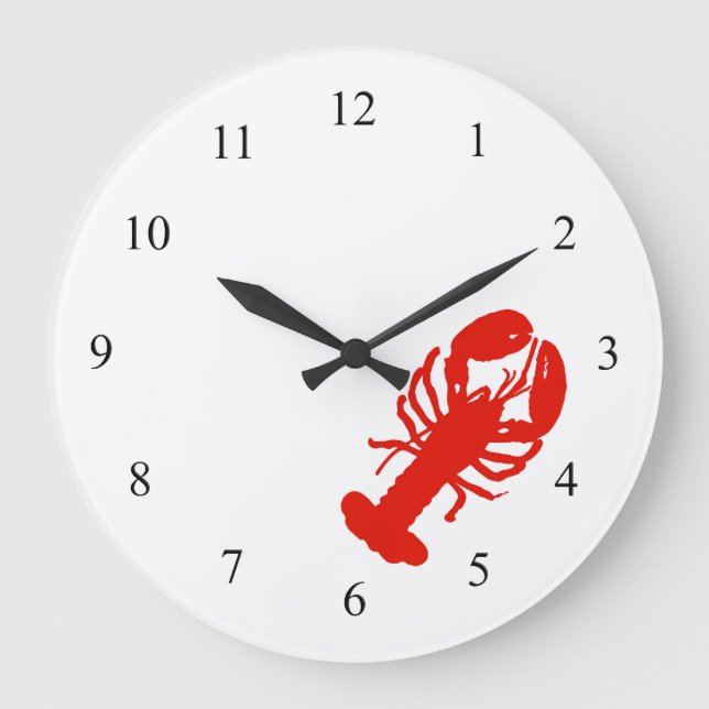 Horloge murale de homard (Recto)