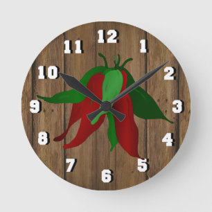 Horloge murale de Jalapeno
