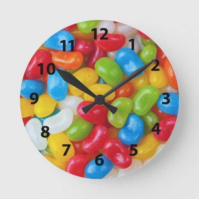 Horloge murale de Jelly Bean (Recto)