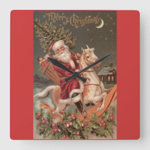 Horloge murale de Joyeux Noël