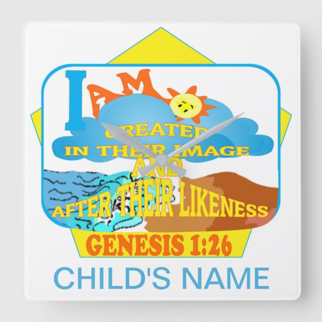 Horloge murale de KOZ - créée dans leur anglais (Recto)