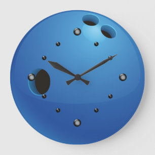 Horloge murale de la balle de Bowling