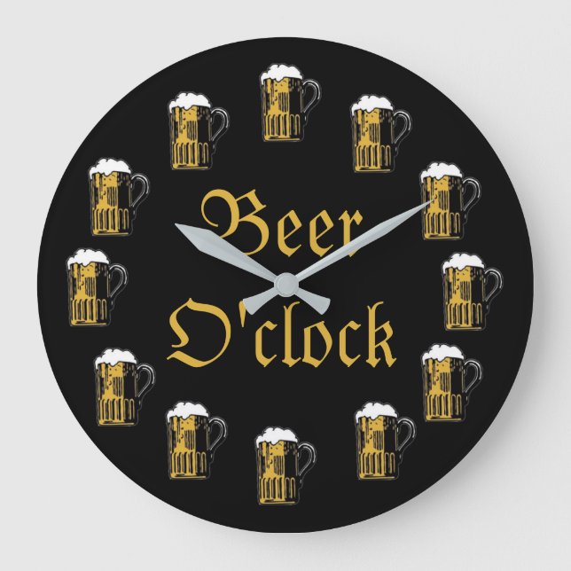 Horloge murale de la bière O'clock (Recto)