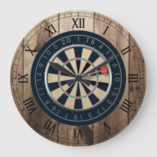 horloge murale de la carte de visite