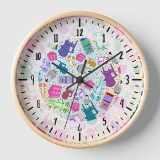Horloge murale de la chanson Axolotl, Cadre en boi