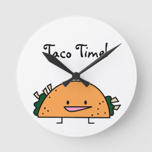 Horloge murale de la cuisine Taco Time