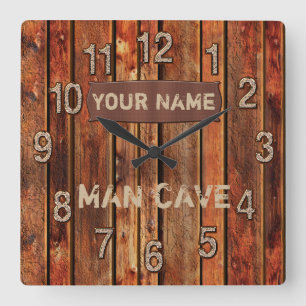 Horloge murale de la garçonnière PERSONNALISÉE ave