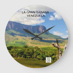 Horloge murale de La Gran Sabana - Venezuela.