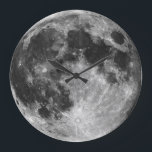 Horloge murale de la lune<br><div class="desc">Conception de l'horloge murale de la Lune</div>
