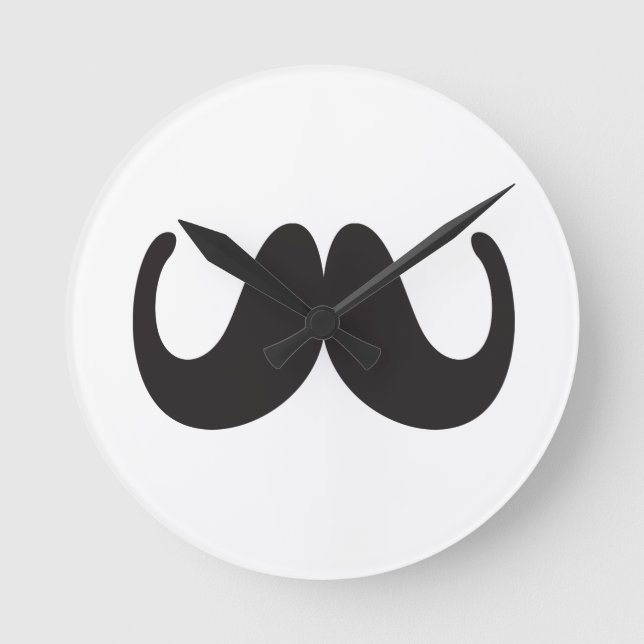 Horloge murale de la moustache (Recto)