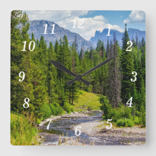 Horloge murale de la rivière Shoshone North Forge