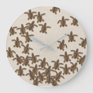 Horloge murale de la tortue luth