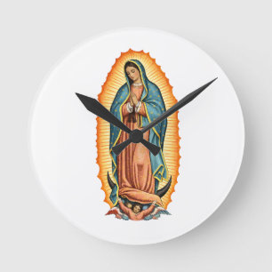 Horloge murale de la Vierge bénie de Guadalupe