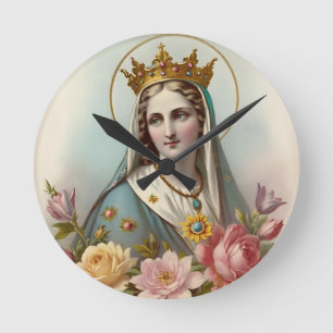 Horloge murale de la Vierge Marie