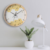 Horloge murale de l'abeille et de l'abeille