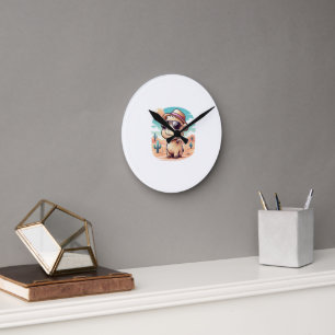 Horloge murale de l'ameublement en cartons - Décor