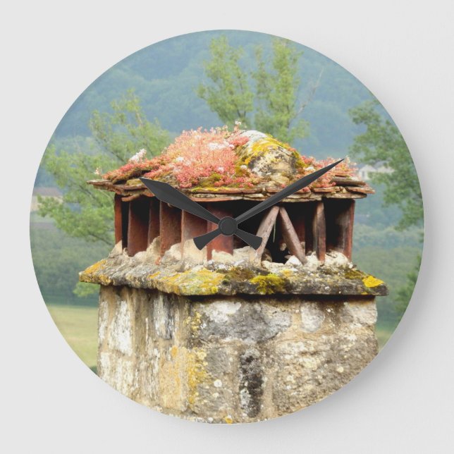 Horloge murale de l'ancienne cheminée française (Recto)