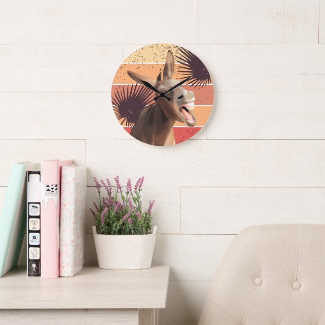 Horloge murale de l'âne hurlant (Salle de lecture)