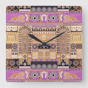 Horloge murale de l'Assyrie antique