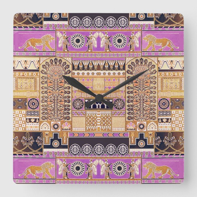 Horloge murale de l'Assyrie antique (Recto)