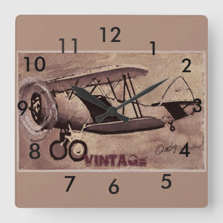 Horloge murale de l'avion vintage