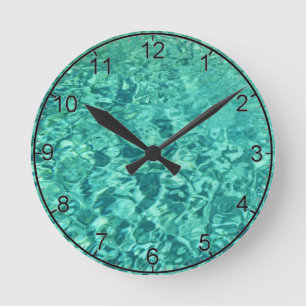 Horloge murale de l'eau d'océan