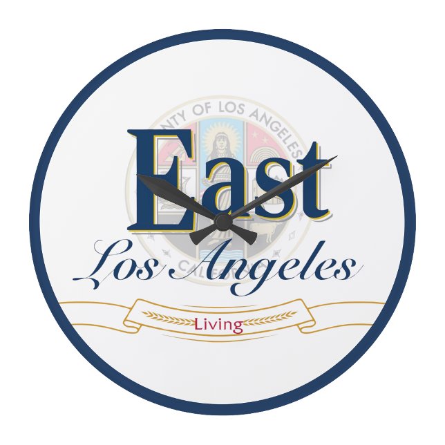 Horloge murale de l'est de Los Angeles (East Los Angeles Wall clock)