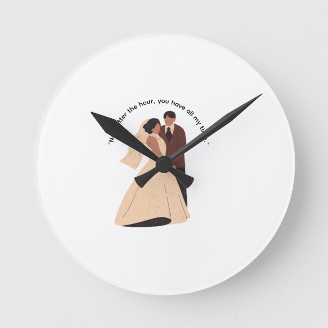 Horloge murale de mariage (Recto)