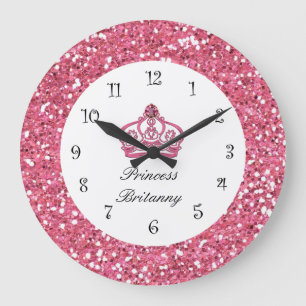 Horloge murale de Monogramme Royal Princess Jewess