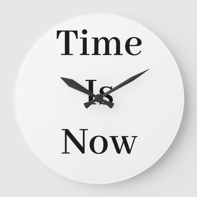 Horloge murale de motivation (Recto)