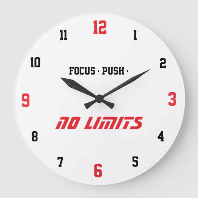 Horloge murale de motivation pour la forme physiqu (Recto)