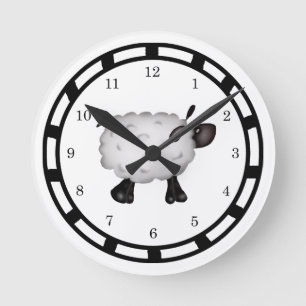 Horloge murale de mouton