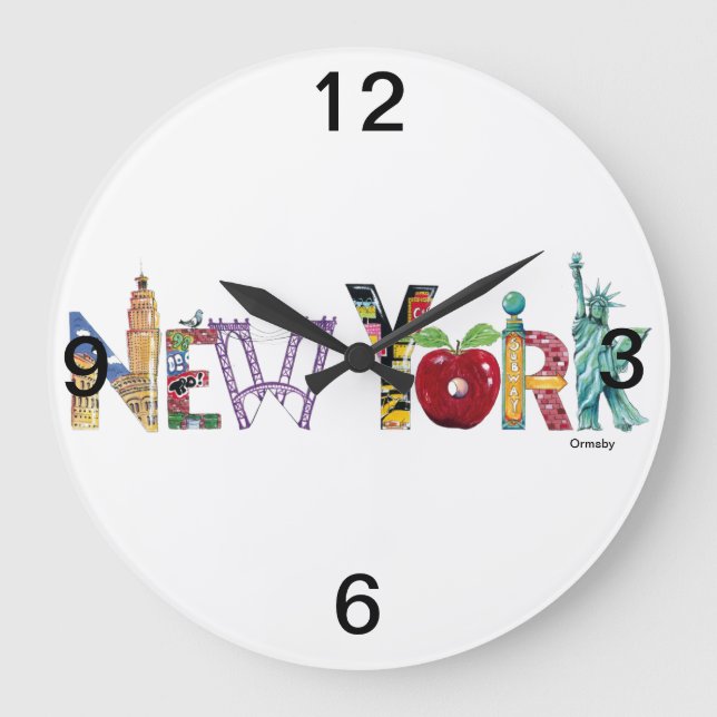 horloge murale de New York (Recto)