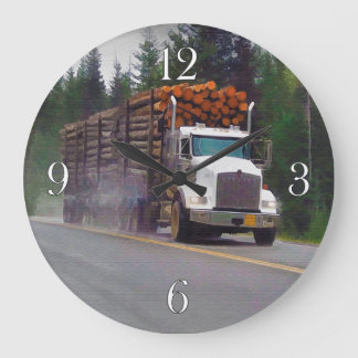 Horloge murale de notation blanche de chauffeurs