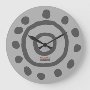 Horloge murale de pétroglyphe de Chaw'se