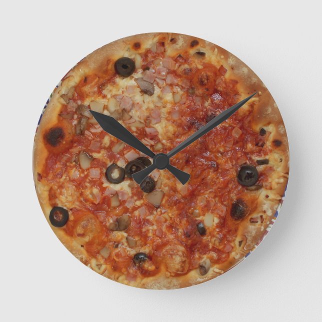 Horloge murale de pizza (Recto)