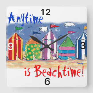 Horloge murale de plage