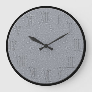 Horloge murale de regard galvanisée grand par rond