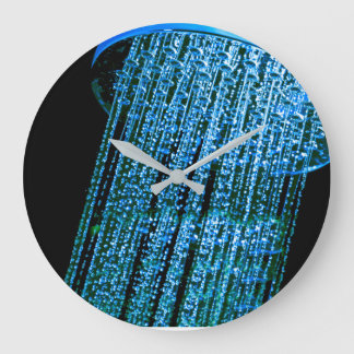 Horloge murale de salle de bain unique