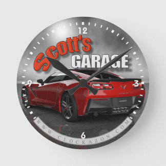 Horloge murale de Scott's Garage Corvette