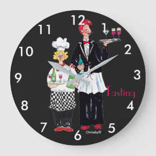 horloge murale de serveur