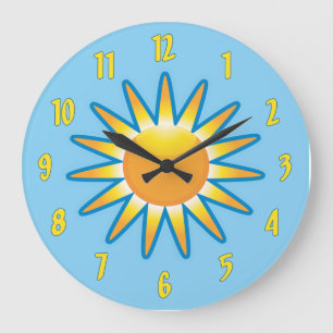 Horloge murale de soleil