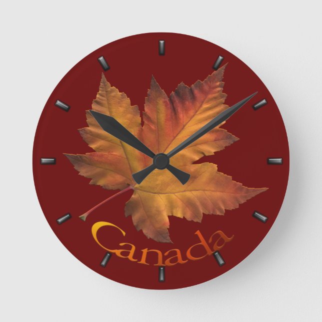 Horloge murale de souvenir du Canada d'horloge de (Recto)