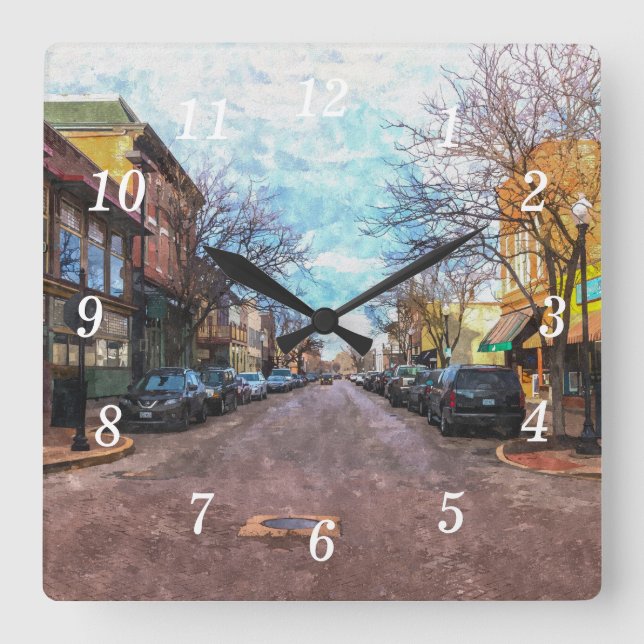 Horloge murale de St Charles Main St Peinture (Recto)